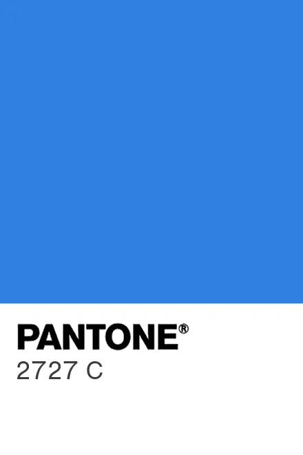 Pantone 2727 C, bright blue